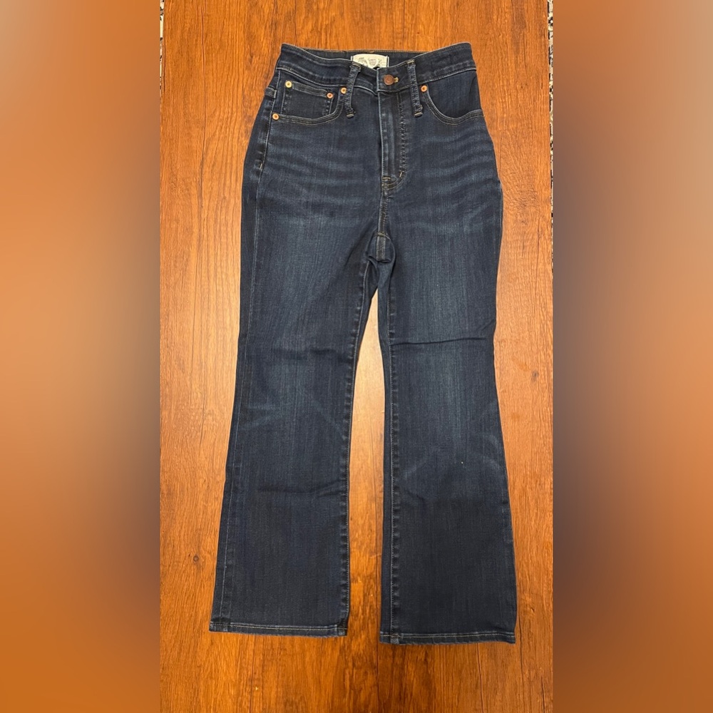 Madewell Indigo Curvy Cali Demi-Boot Jeans